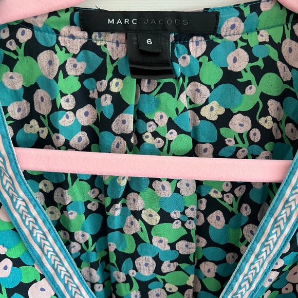 Marc Jacobs floral boho blouse SIZE 6 - Picture 3 of 4